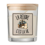 Bougie Parfumée Vanille La reliure c'est la vie