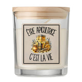 Bougie Parfumée Vanille Être apicultrice c'est la vie