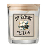 Bougie Parfumée Vanille Être traductrice c'est la vie