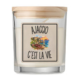 Bougie Parfumée Vanille Ajaccio c’est la vie