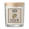 Bougie Parfumée Vanille Bastia c’est la vie