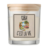 Bougie Parfumée Vanille Cuba c’est la vie