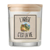 Bougie Parfumée Vanille L’Ariège c’est la vie