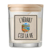 Bougie Parfumée Vanille L’Hérault c’est la vie