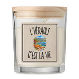 Bougie Parfumée Vanille L’Hérault c’est la vie