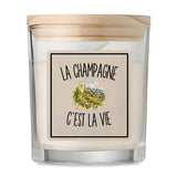 Bougie Parfumée Vanille La Champagne c’est la vie