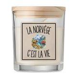 Bougie Parfumée Vanille La Norvège c’est la vie