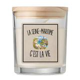 Bougie Parfumée Vanille La Seine-Maritime c’est la vie