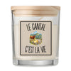 Bougie Parfumée Vanille Le Cantal c’est la vie