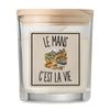 Bougie Parfumée Vanille Le Mans c’est la vie
