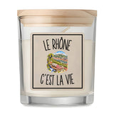 Bougie Parfumée Vanille Le Rhône c’est la vie