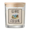 Bougie Parfumée Vanille Les Alpes c’est la vie