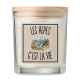 Bougie Parfumée Vanille Les Alpes c’est la vie