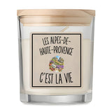 Bougie Parfumée Vanille Les Alpes-de-Haute-Provence c’est la vie