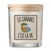 Bougie Parfumée Vanille Les Canaries c’est la vie