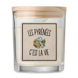 Bougie Parfumée Vanille Les Pyrénées c’est la vie