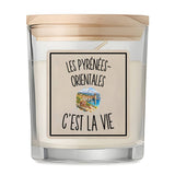 Bougie Parfumée Vanille Les Pyrénées-Orientales c’est la vie