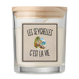 Bougie Parfumée Vanille Les Seychelles c’est la vie