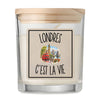 Bougie Parfumée Vanille Londres c’est la vie