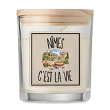 Bougie Parfumée Vanille Nîmes c’est la vie