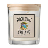 Bougie Parfumée Vanille Porquerolles c’est la vie