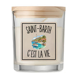 Bougie Parfumée Vanille Saint-Barth c’est la vie