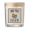 Bougie Parfumée Vanille Saint-Malo c’est la vie