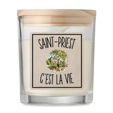 Bougie Parfumée Vanille Saint-Priest c’est la vie