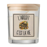 Bougie Parfumée Vanille L’Airsoft c’est la vie