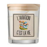 Bougie Parfumée Vanille L’Aviation c’est la vie