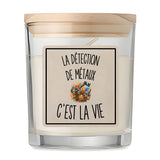 Bougie Parfumée Vanille La Détection de Métaux c’est la vie