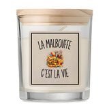 Bougie Parfumée Vanille La Malbouffe c’est la vie
