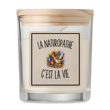 Bougie Parfumée Vanille La Naturopathie c’est la vie