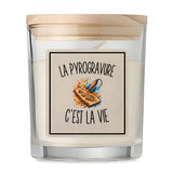 Bougie Parfumée Vanille La Pyrogravure c’est la vie