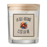 Bougie Parfumée Vanille La Self-Défense c’est la vie