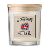 Bougie Parfumée Vanille Le Cheerleading c’est la vie
