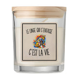Bougie Parfumée Vanille Le Linge Qui S’Entasse c’est la vie
