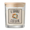 Bougie Parfumée Vanille Le Scrabble c’est la vie