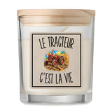 Bougie Parfumée Vanille Le Tracteur c’est la vie
