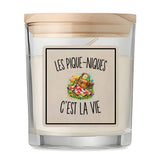 Bougie Parfumée Vanille Les Pique-Niques c’est la vie