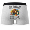 Boxer Homme Être douanier c'est la vie – Impression au dos