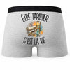 Boxer Homme Être tapissier c'est la vie – Impression au dos