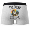 Boxer Homme Être caissier c'est la vie – Impression au dos