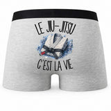 Boxer Homme Le jiu-jitsu c'est la vie – Impression au dos