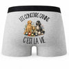 Boxer Homme Les concours canins c'est la vie – Impression au dos