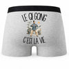 Boxer Homme Le qi gong c'est la vie – Impression au dos