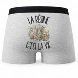Boxer Homme La résine c'est la vie – Impression au dos
