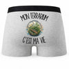 Boxer Homme Mon terrarium c'est ma vie – Impression au dos