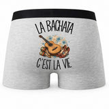 Boxer Homme La bachata c'est la vie – Impression au dos