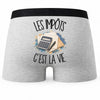 Boxer Homme Les impôts c'est la vie – Impression au dos